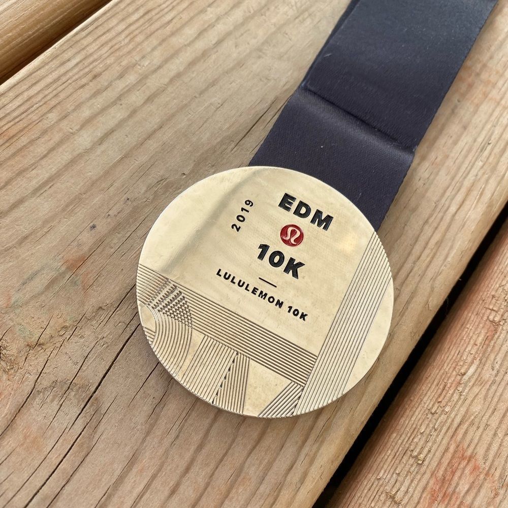 Lululemon Edmonton 10K 2019 Medal